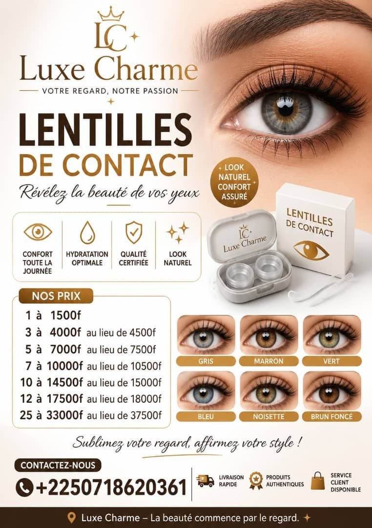 Lentilles de contact